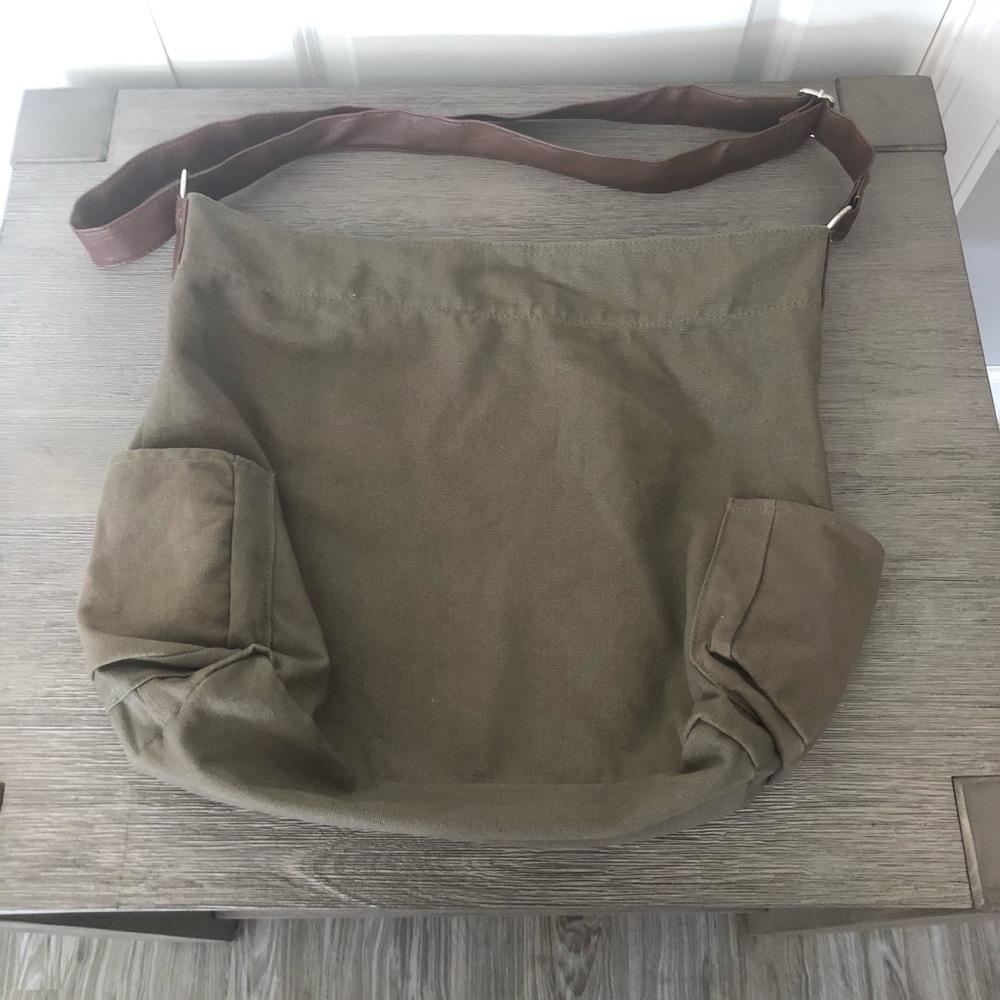 Hobo Shoulder Tote - Military/Olive/Dark Green